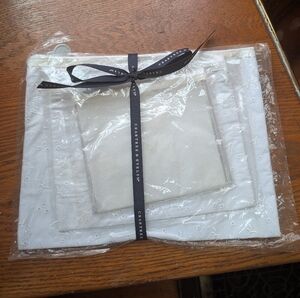 Crabtree & Evelyn White Eyelet Makeup Bags